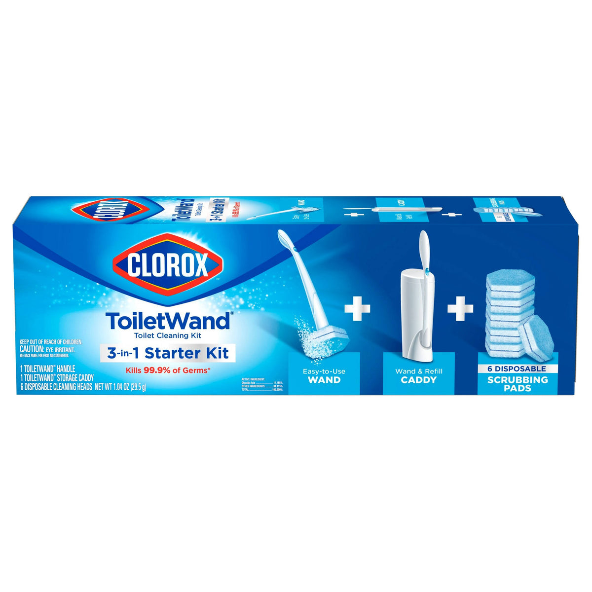 Clorox Toilet Wand Kit - 6 refill heads