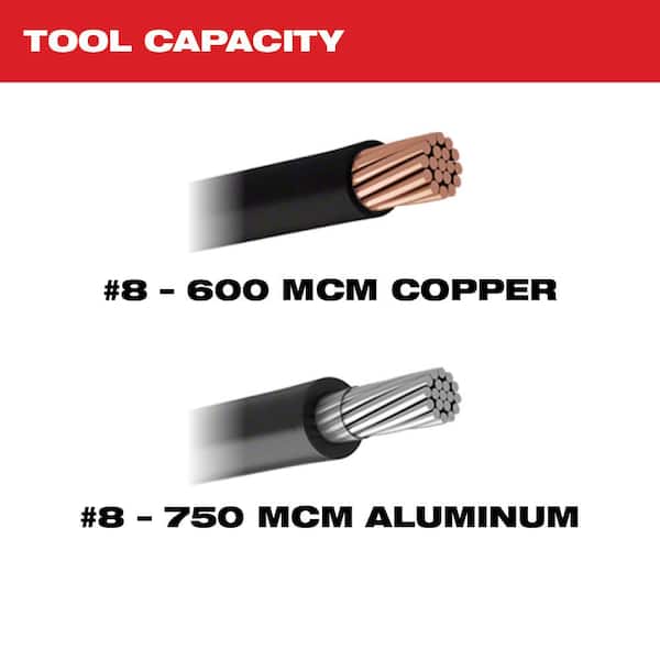 M12 12V Lithium-Ion Cordless 600 MCM Cable Cutter Kit with One 3.0Ah Battery. Charger and Hard Case