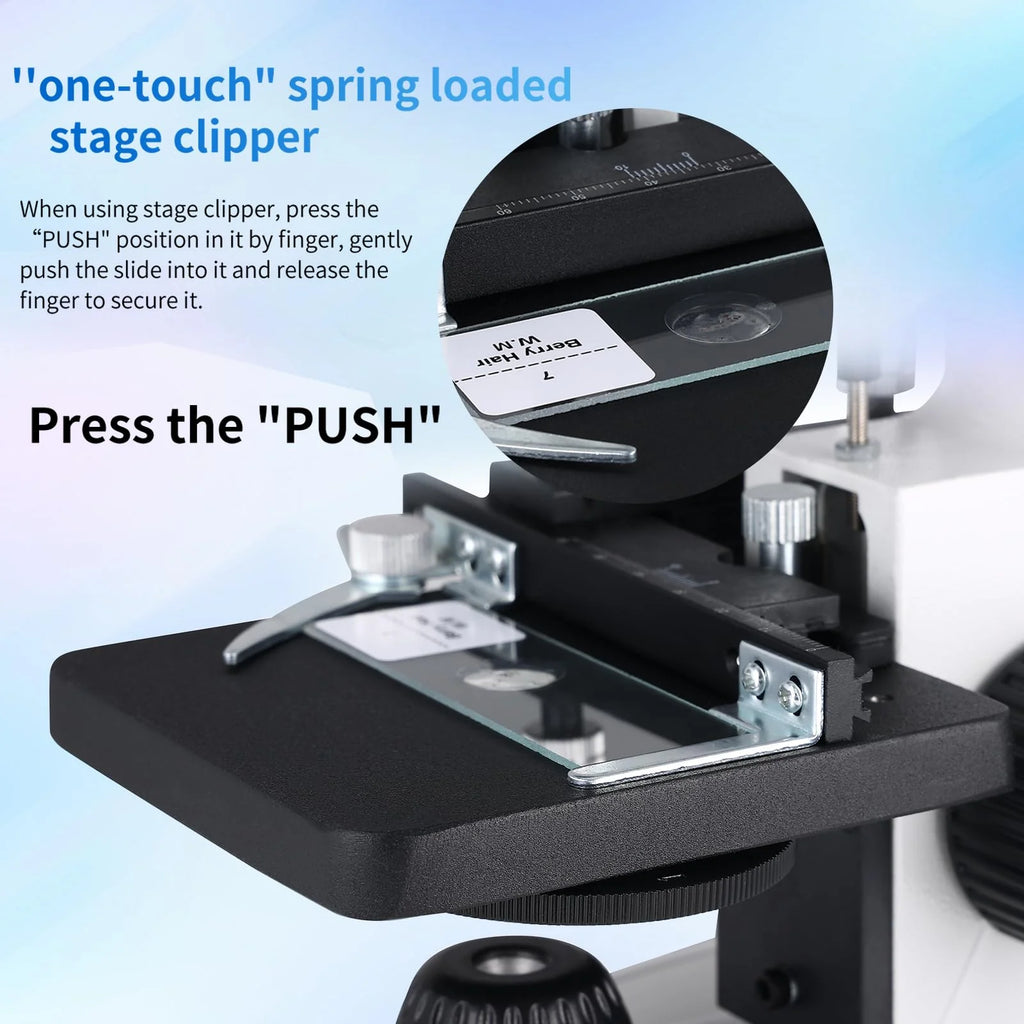 Poothoh Binocular Compound Microscope 40X-2000X