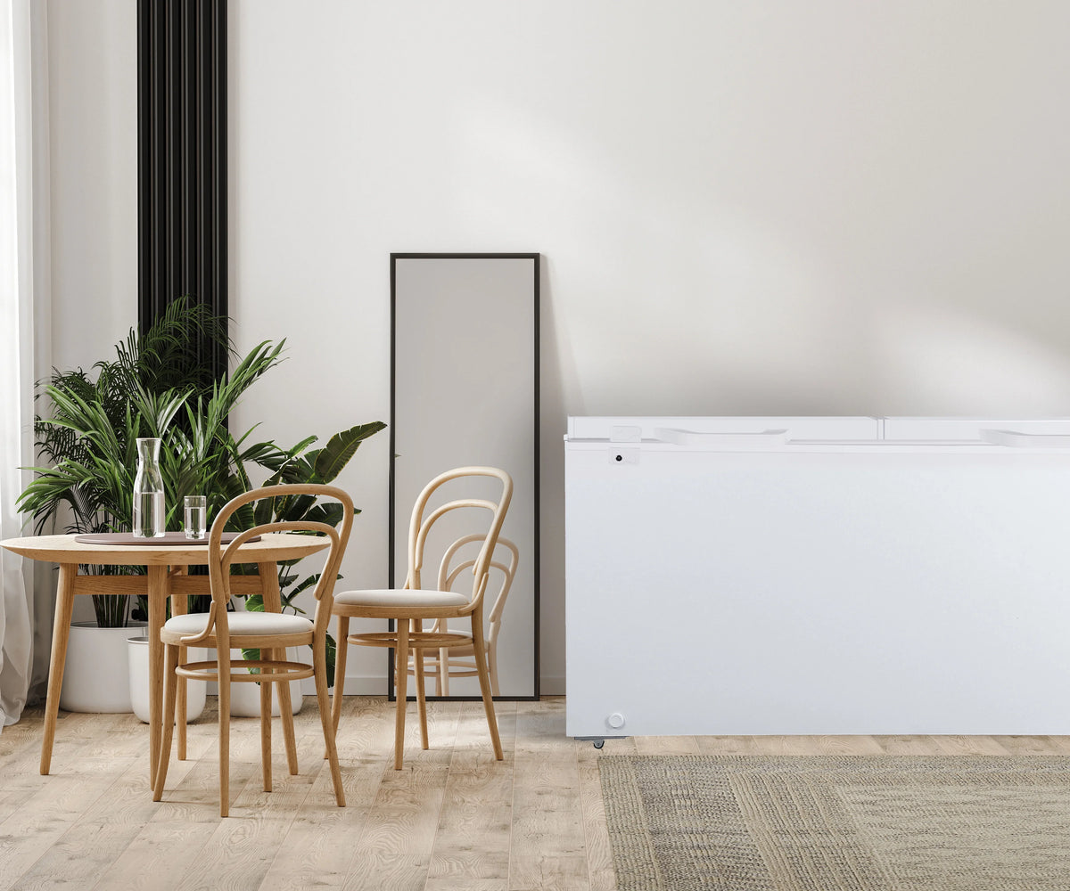 Hamilton Beach, 21 Cu. Ft. Chest Freezer, Double Doors, HZ9212, White