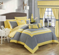 Chic Home Ritz 20 Piece Comforter Set Size: Queen Color: Silver