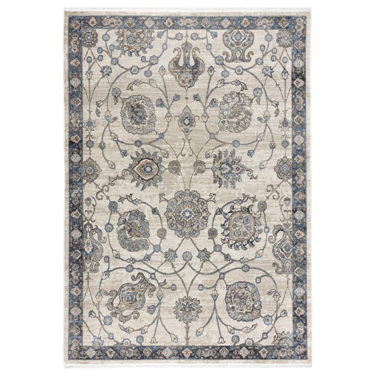 Home Dynamix Tremont Teaneck Navy Blue Area Rug