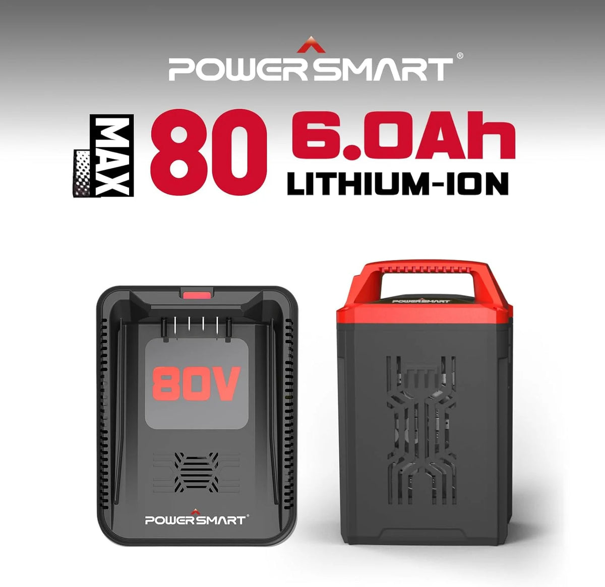 Powersmart 80V 21" Cordless Snow Blower, with 2 Batteries and Charger