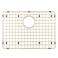 Starstar Sinks Protector Matte Gold 304 Stainless Steel Kitchen Sink Bottom Grid, Rack (21.25 x 15.25)
