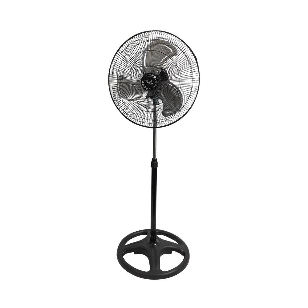 Vie Air 18" Industrial Heavy Duty Pedestal Oscillating Metal Stand Fan