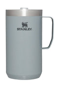 Stanley 24 oz Stay Hot Camp Mug in Hammertone Silver