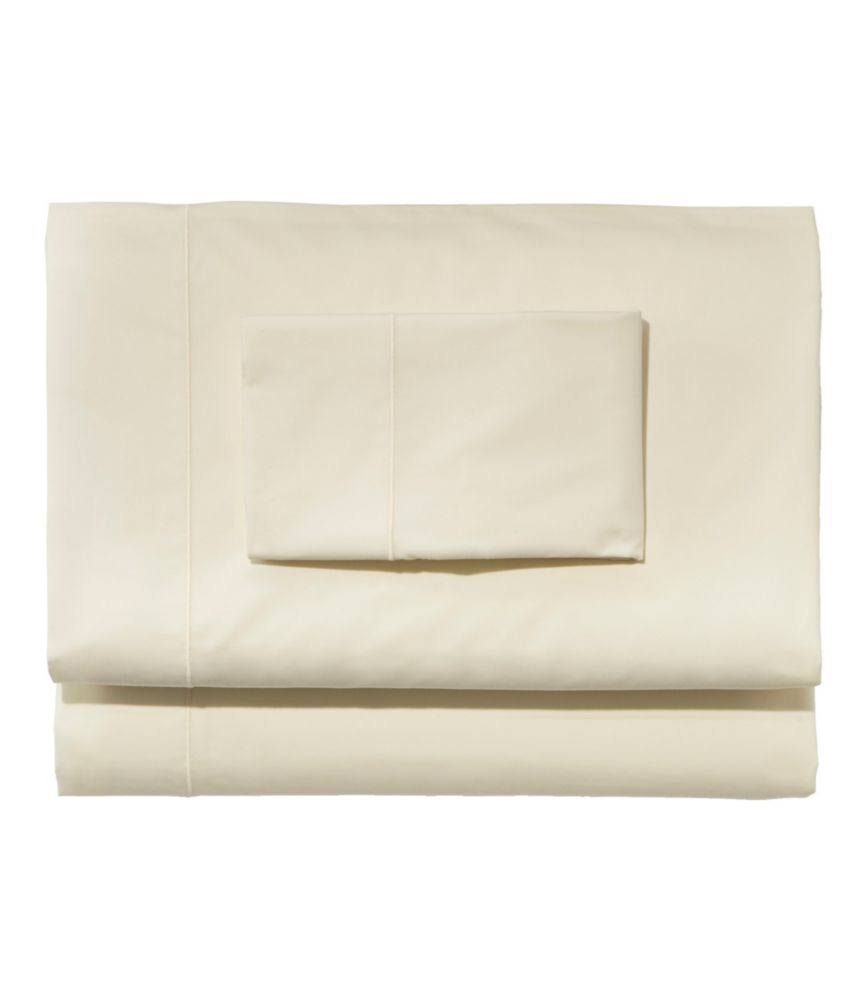 Premium Egyptian Percale Sheet Collection Cream King Cases, Cotton | L.L.Bean