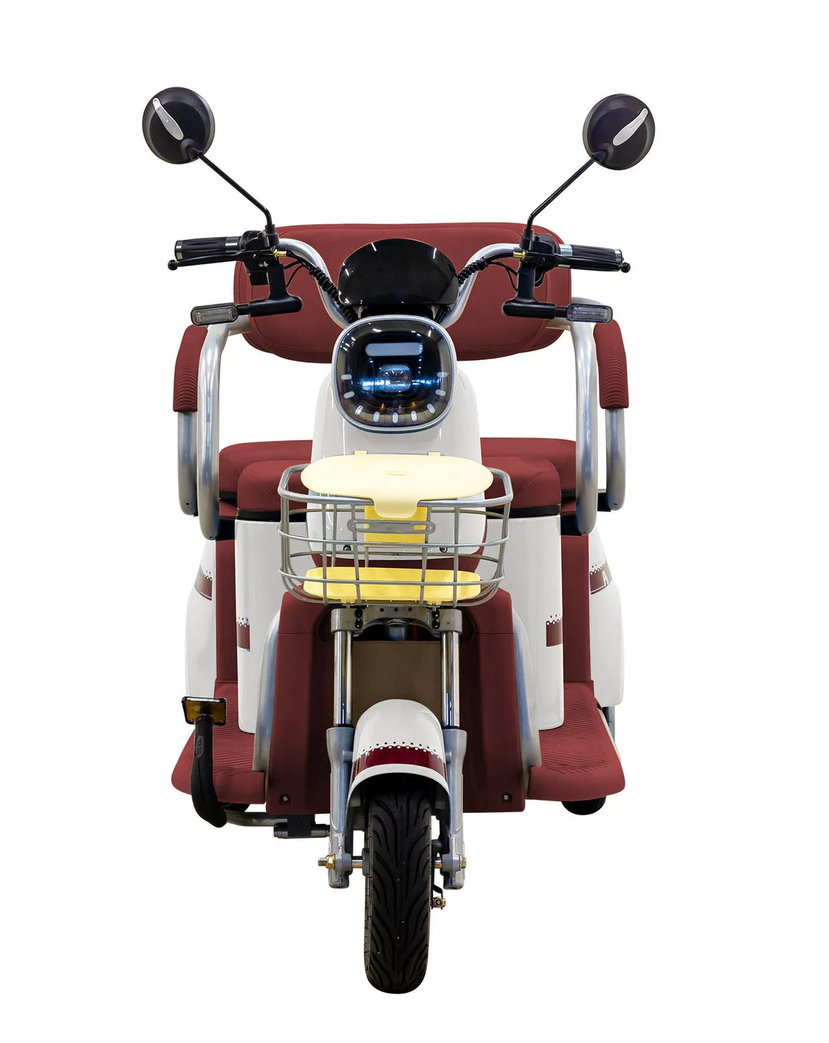 Massimo MGC E - Trike 3 - Wheel Electric Cart - 17 MPH, 2 - Seater Adult Scooter - Blue