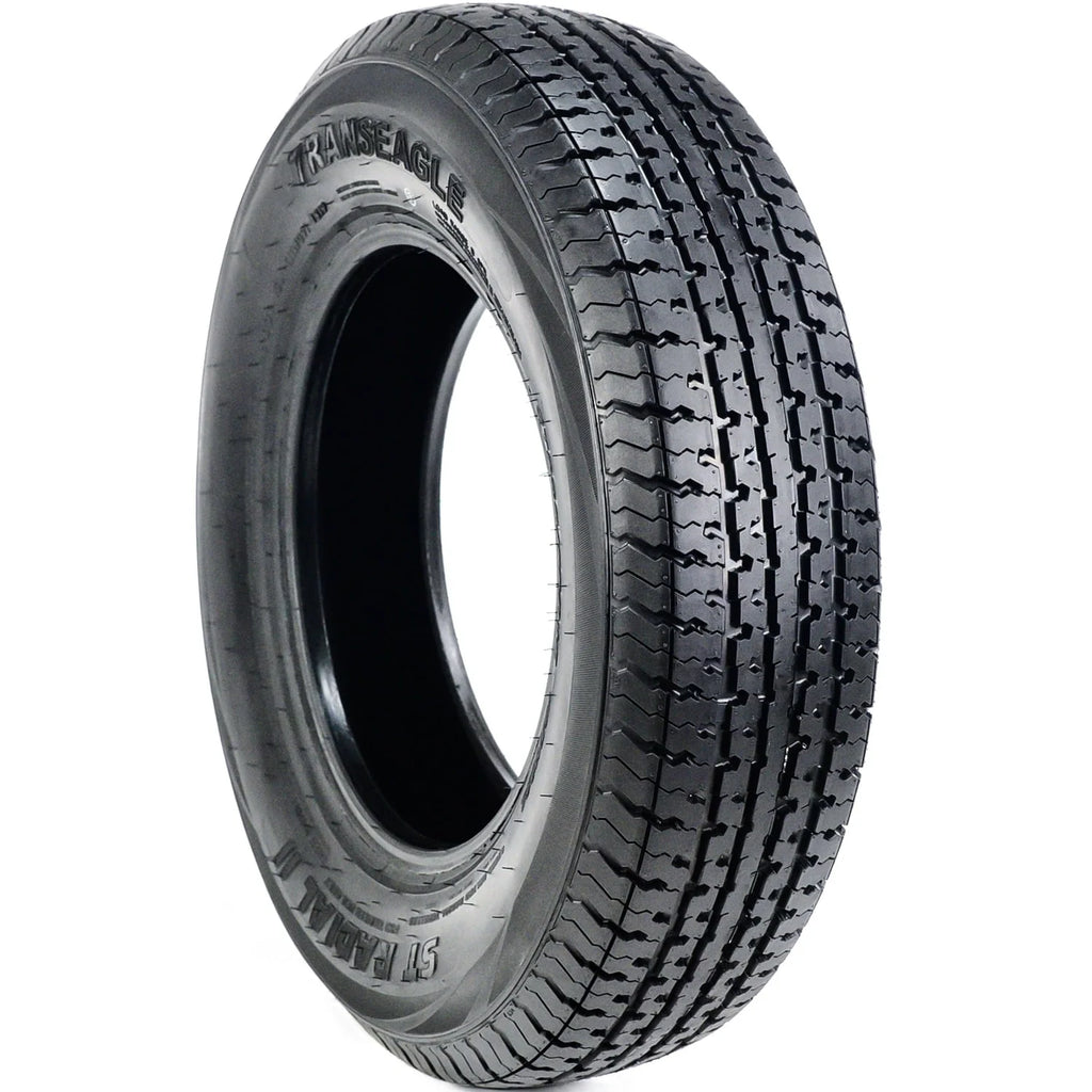 Set of 4 (FOUR) Transeagle ST Radial II ST225/75R15 Load E (10 Ply) Trailer Tires