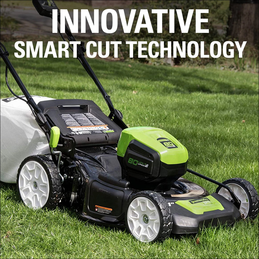 Greenworks 80V 21" SP Mower, 5ah Battery and Charger 2502402NV