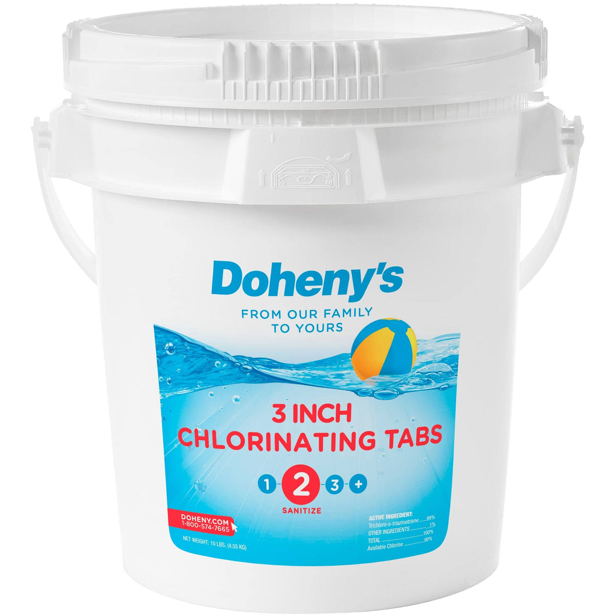 Doheny's 3 inch Pool Chlorine Tablets, 10 lbs.