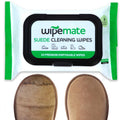 Wipemate Premium Suede Cleaner Wipes, Quick Wipes for Home or Travel, Removes Dirt, Grime & Stains, Cleaning Wipes for Suede Shoes, Boots, Bags, Etc