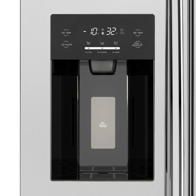 36 Side By Side 20.01 Cu. ft. Built-in Refrigerator with Freezer & Ice Maker Included