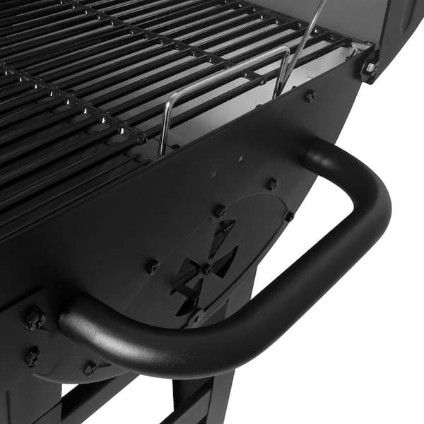 Double Play 1, 260 Sq., In. 3 - Burner Gas and Charcoal Grill in Black