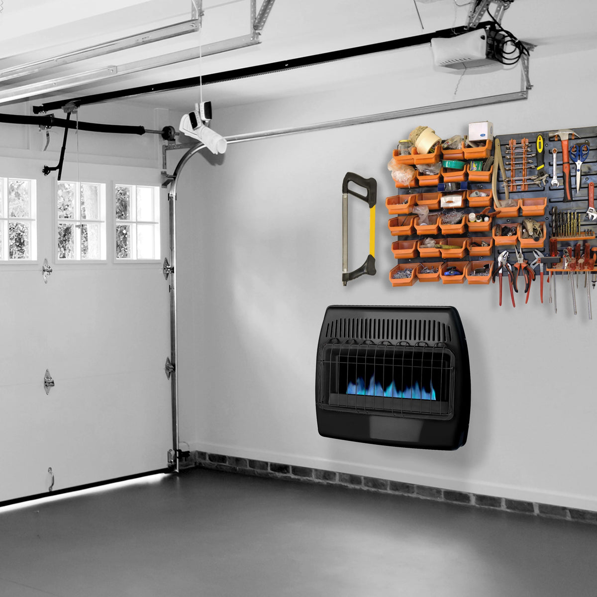 Dyna - Glo 30, 000 BTU Blue Flame Vent Free Thermostatic Garage Heater