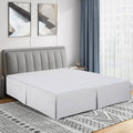 Easy Fit Pleated Bed Skirt by Swift Home White, Size: Queen