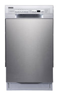 EdgeStar Bidw1802ss 18 inch Wide 8 Place Setting Energy Star Rated Built-In Dishwasher, Stainless Steel