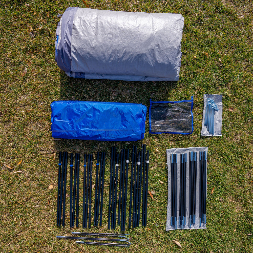 Ozark Trail 16 - Person 3 - Room Cabin Tent, with 3 Entrances