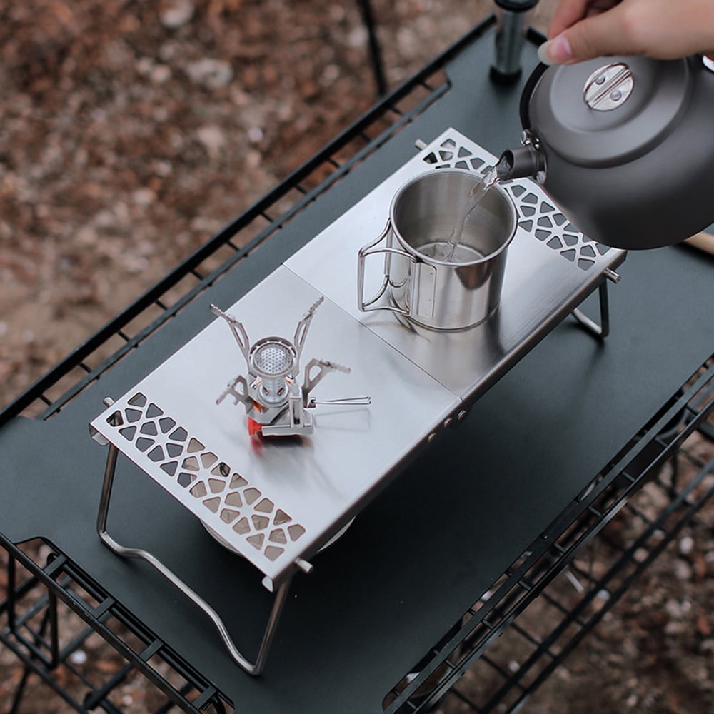 Outdoor Folding Camp  Stand Cooking Station Table for Camping Hiking Backpacking Picnic