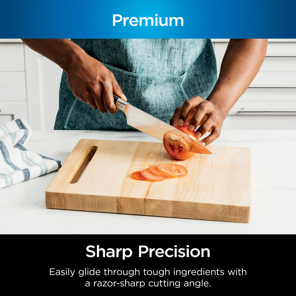 Ninja Foodi Neverdull Premium 14pc German Stainless Steel Knife System & Built - in Sharpener, K32014