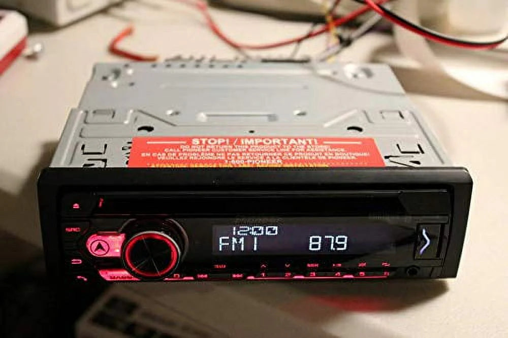 Pioneer DEH - S31BT CD Receiver with Bluetooth, Single DIN, in - Dash | Pioneer Smart Sync App | Android and Apple Ios Compatibility
