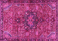 Ahgly Company Indoor Rectangle Persian Pink Traditional Area Rugs, 8' x 10'