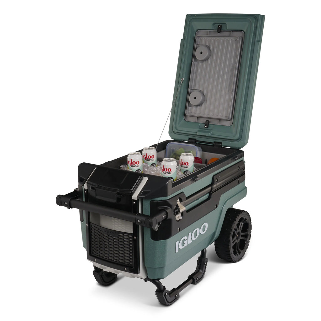 Igloo 70 QT Trailmate Journey Rolling Cooler, Carbonite Gray
