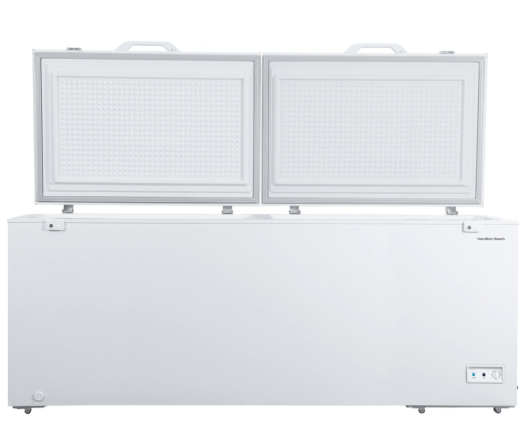 Hamilton Beach, 21 Cu. Ft. Chest Freezer, Double Doors, HZ9212, White