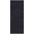 Ottomanson Indoor Outdoor Washable Nonslip Rug, Black, 2x5 ft