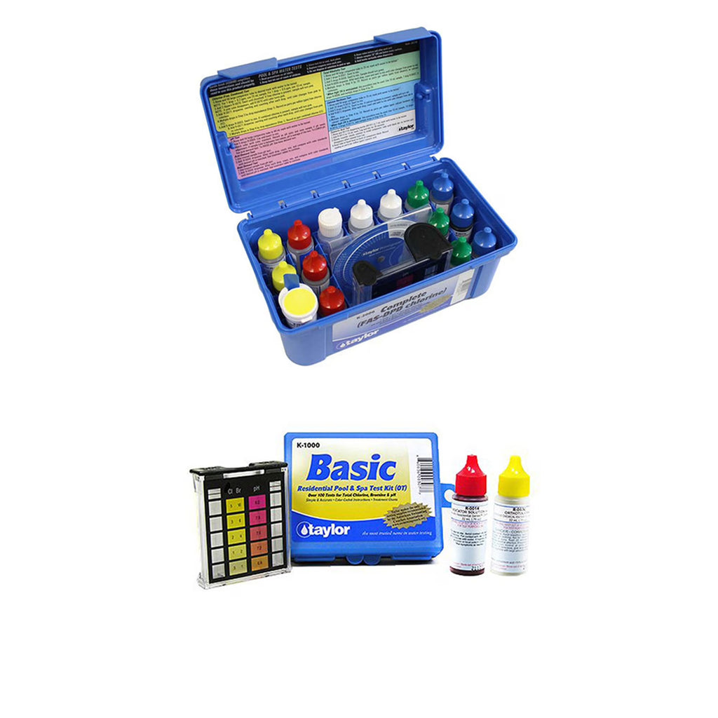 Taylor K2006 Complete Pool Chlorine Test Kit with Additional Basic Kit