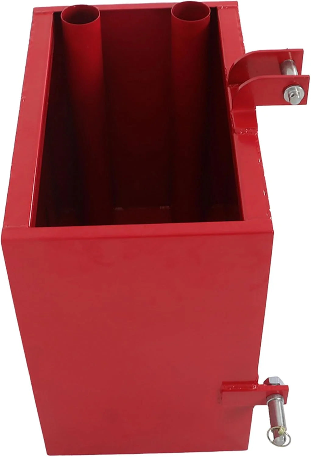 Labwork 3 Point Hitch Ballast Box 800 lb Tractor Ballast Box with 2 Receiver Replacement for 3 Point Category 1 Tractors