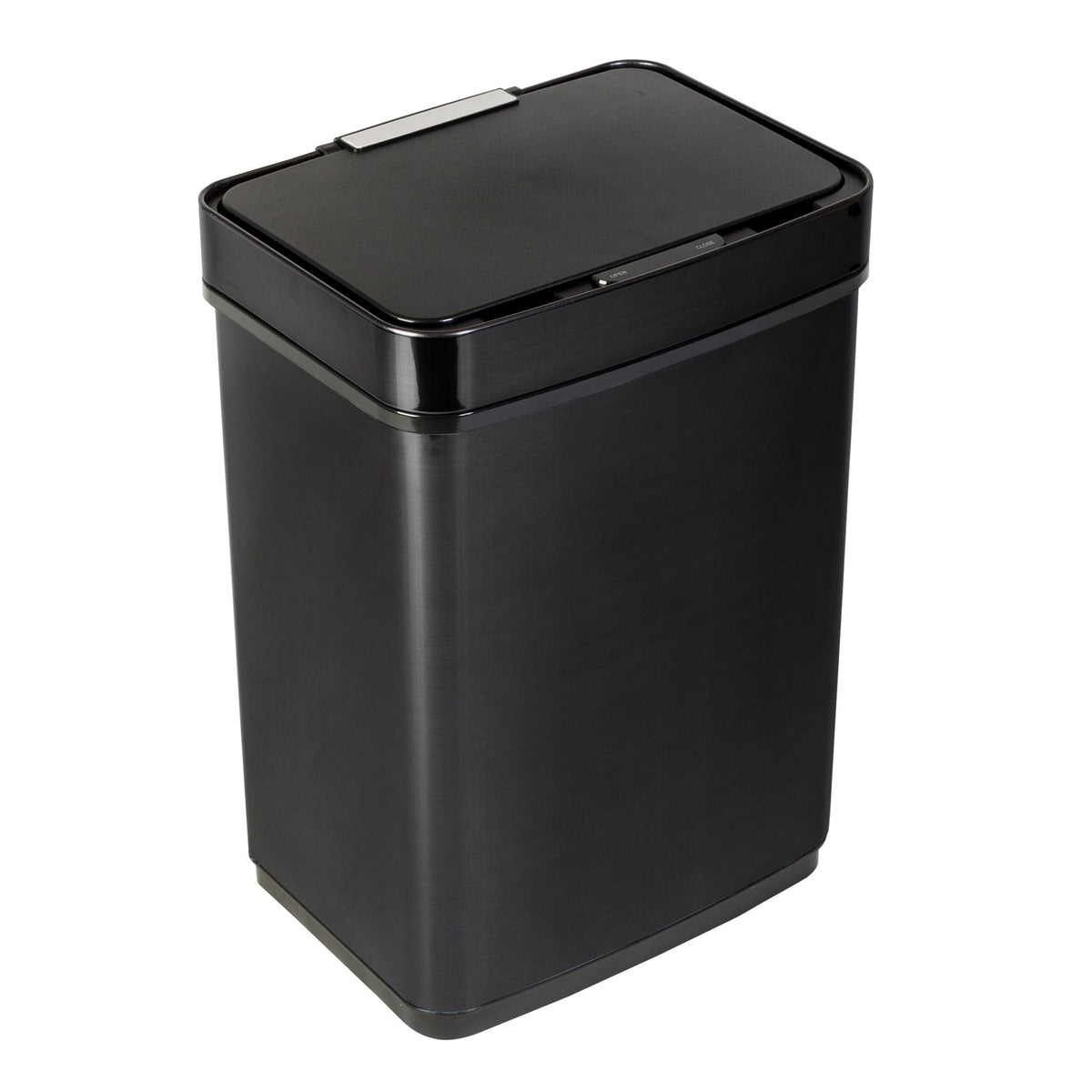 50L Black Stainless Steel Motion Sensor Trash Can Honey-Can-Do