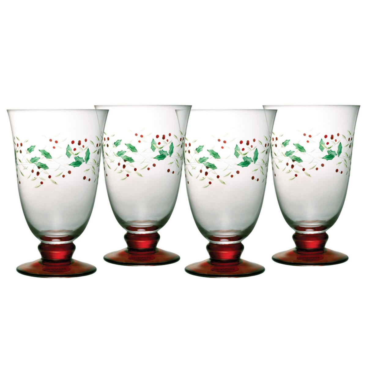 Pfaltzgraff Winterberry Set of 4 14-Ounce Water Goblets, Size: One Size