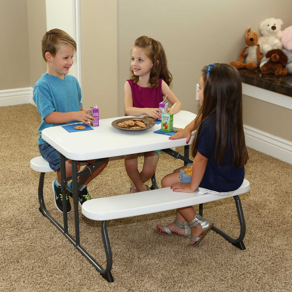 Lifetime Children'S Picnic Table, White Granite (60239)