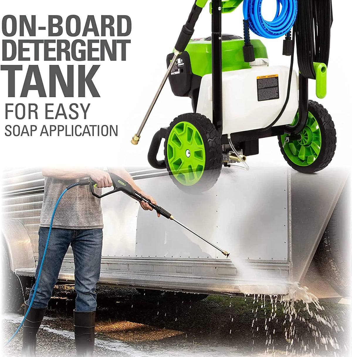 Greenworks 2300 PSI at 2.3 GPM AC Electric 120V Brushless Pressure Washer 5118002VT