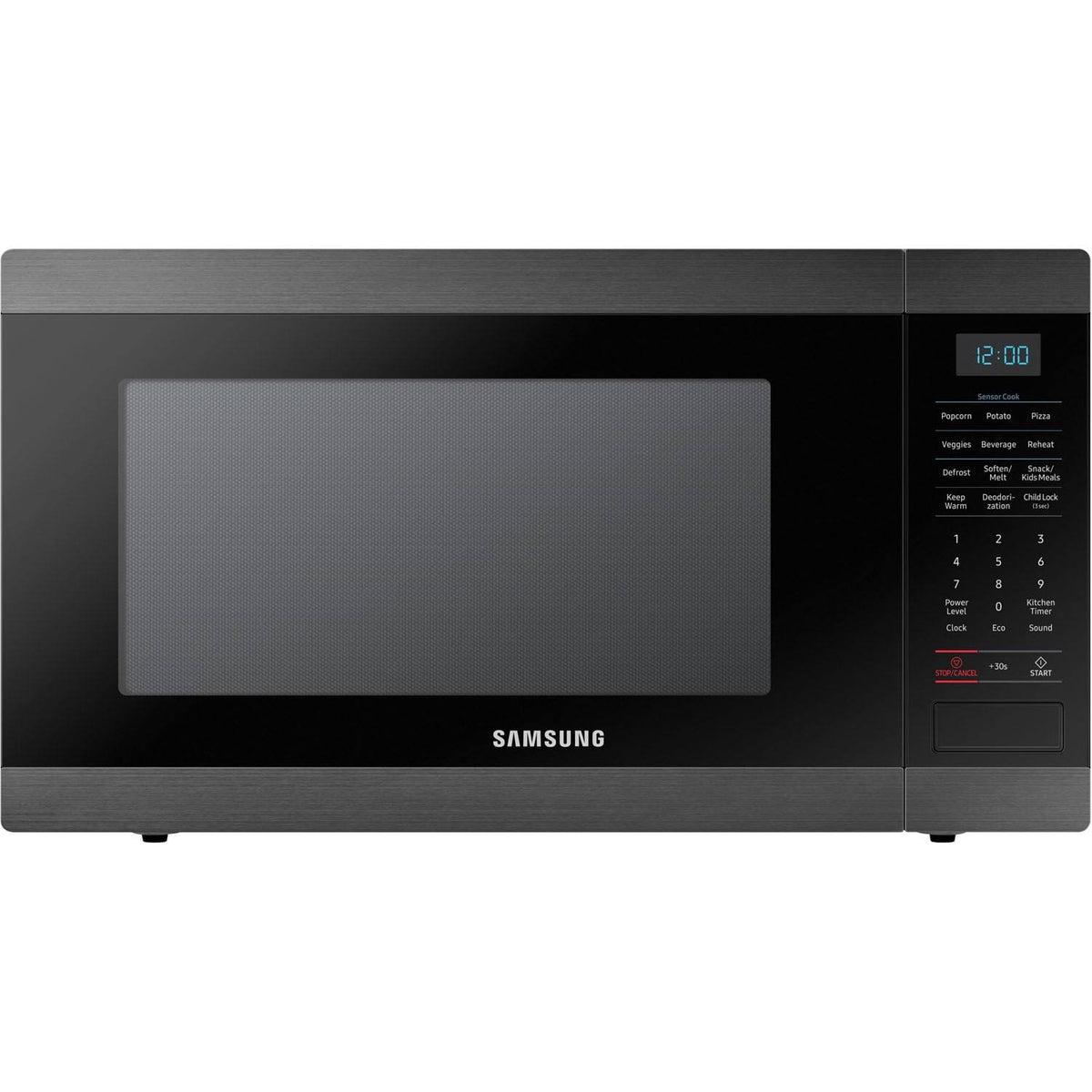 Samsung 1.9 Cu. ft. Countertop Microwave - Black Stainless Steel