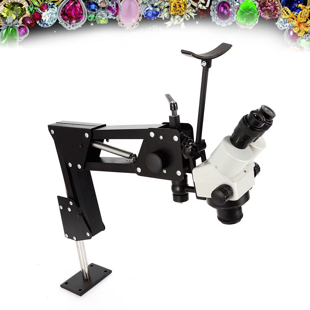 270 Multi - Directional Microscope Gem Diamond Setting Machine Jewelry Making Tool