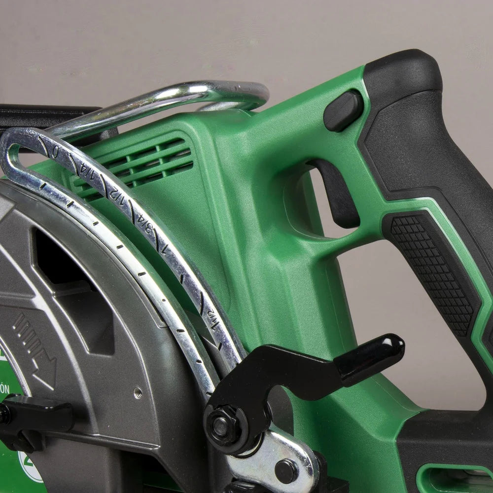 Metabo HPT 36V Multivolt 7 - 1/4 in Rear Handle Circular Saw, Lightweight Design, up to 500 2x4 Cuts per Charge, 53 Adjustable Bevel Capacity, Lifetime Tool Body Warranty, C3607DWA