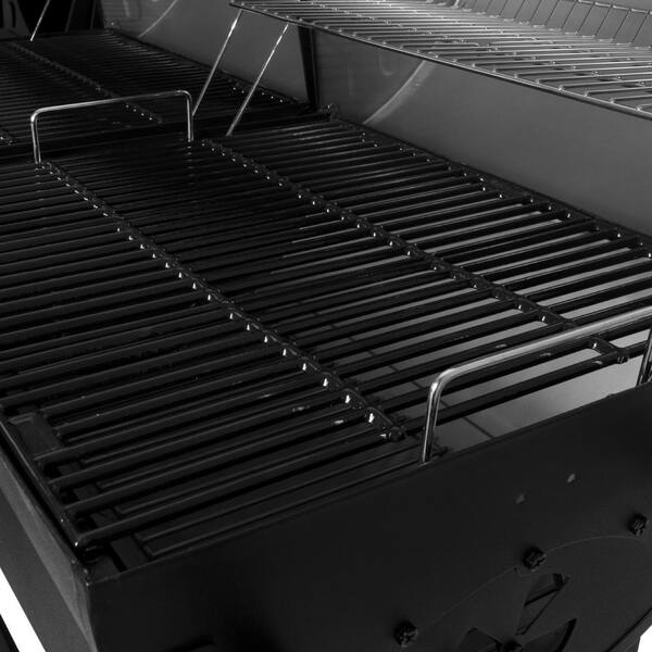 Double Play 1, 260 Sq., In. 3 - Burner Gas and Charcoal Grill in Black