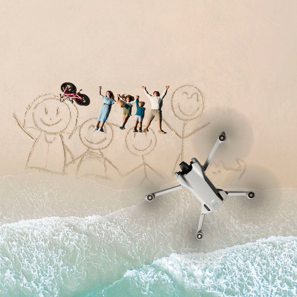 Mini 3 Fly More Combo Drone and Remote Control with Built-in Screen - Gray