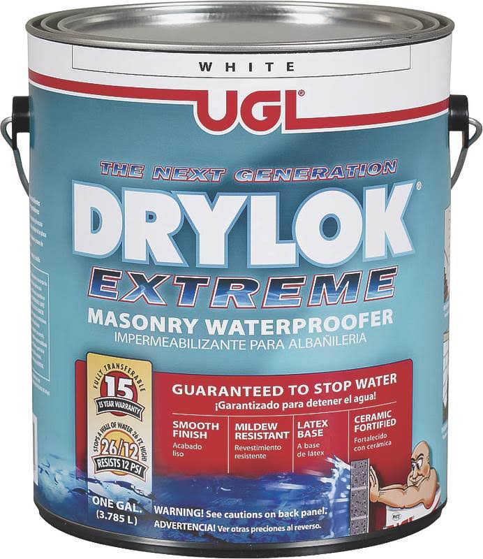 Drylok 28613 Extreme Masonry Waterproofer, 1 Gallon, White