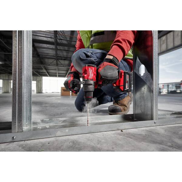 M18 FUEL 18-Volt Lithium Ion Brushless Cordless Combo Kit (2-Tool) with 2 Batteries. Charger and AC/DC LED Flood Light