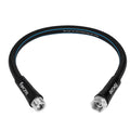 Fevone Garden Hose 3 ft x 5/8", Hose Reel Leader Hose, Hose Reel Connector Hose, Water Hose Connector, 3 Foot Hose Extension, Lead in Hose for