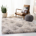 Safavieh Iceland Shag Collection ISG514A Cream / Grey Rug - 4' x 6'
