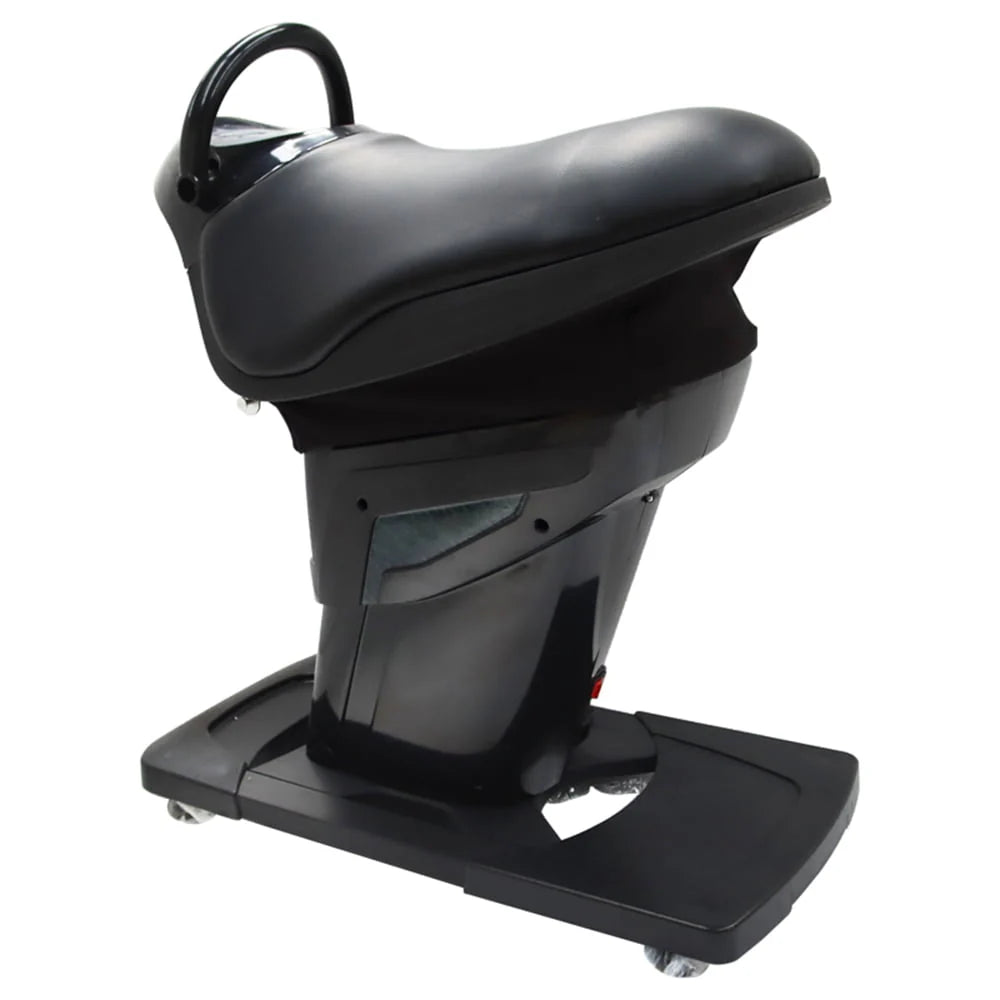 EQCOTWEA Electric Horse Riding Machine Abdominal Exercise Fitness Equipment Black