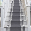runrug Key Grey Stair Carpet Runner - Width: 2 Foot