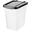 Frisco Airtight Food Storage Container, Clear/Black, 12.75-qt