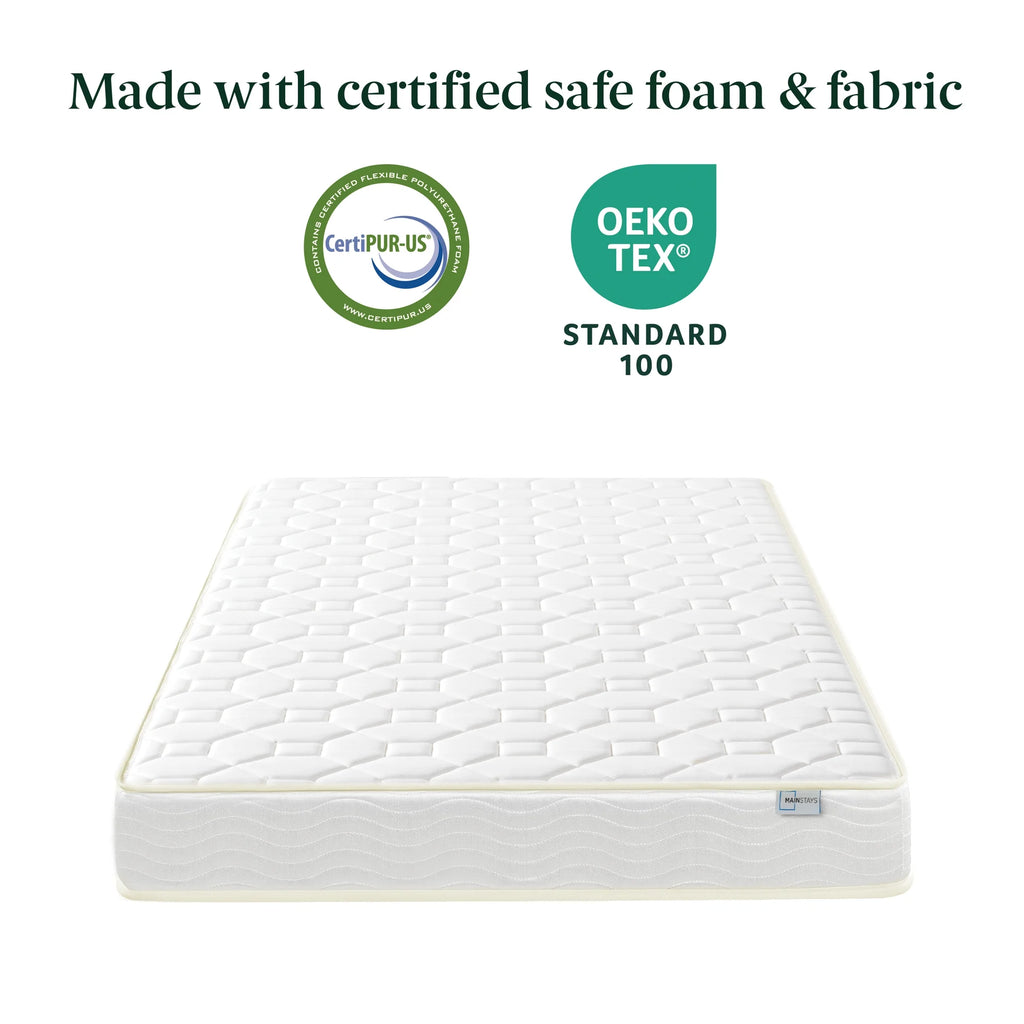 Mainstays 6" Innerspring Tight Top Mattress with Gel Foam, Twin