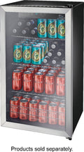 Insignia NS-BC115SS9 115-Can Beverage Cooler - Stainless Steel