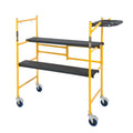 Metaltech Imcnat 4 x 2 ft. Mini Rolling Scaffold 500 lb. Load Capacity-Instock